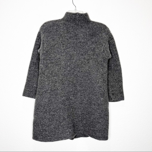 Gudrun Sjödén Felted 100% Wool Long Collar Jacket Coat Lagenlook - Picture 6 of 12